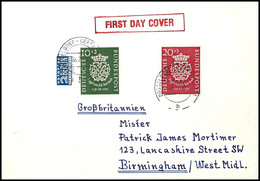 6476 Bachsiegel A. Portogerechten FDC Nach Birmingham, Tadellos, Mi. 600,-, Katalog: 121/22 FDC - Sonstige & Ohne Zuordnung