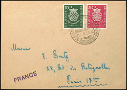 6480 Bachsiegel A. Portoger. Brief Nach Frankreich, Tadellos, Mi. 145,-, Katalog: 121/22 BF - Sonstige & Ohne Zuordnung