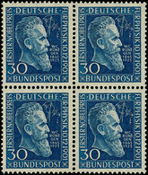 6507 30 Pf. Röntgen, 4er-Block, Tadellos Postfrisch, Mi. 320,-, Katalog: 147 ** - Sonstige & Ohne Zuordnung
