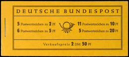 6624 Markenheftchen Heuss, Reklame C "Peligon Klebt Alles....", Postfrisch, Tadellos, Sign. Schlegel D. BPP, Mi. 260.-,  - Other & Unclassified