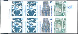 6632 Markenheftchen Sehenswürdigkeiten 1989 Type Av Mit Zählbalken, Tadellos Postfrisch, Mi. 100.-, Katalog: MH25av MZ * - Other & Unclassified
