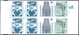 6632 Markenheftchen Sehenswürdigkeiten 1989 Type Av Mit Zählbalken, Tadellos Postfrisch, Mi. 100.-, Katalog: MH25av MZ * - Sonstige & Ohne Zuordnung