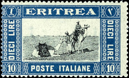 6794 2 C. Bis 10 Lire Freimarken 1930, Kompletter Postfrischer Luxussatz, Dabei Viele Randstücke, In Dieser Qualität Seh - Eritrea