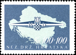 6808 50+50 - 100+100 H Sturmdivisionssatz Tadellos Postfrisch, Mi. 700.-, Katalog: 170/72 ** - Kroatien