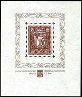 6817 Blockausgabe "Liechtensteinische Landesausstellung Vaduz 1934", Originalformat, Tadellos Postfrisch, Unsigniert, Mi - Liechtenstein