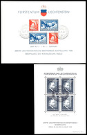 6822 1936/38, 2. Und 3. "Vaduz-Block" Je Mit SSt. Und Voller Originalgummierung, Mi. 115.-, Katalog: Bl. 2/3 O - Liechtenstein