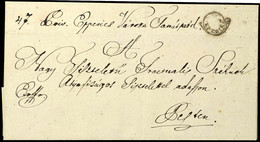 6852 "EPERIES" Posthornstempel Klar Auf Briefhülle Nach Pest Mit Ank.-Stpl., Selten, Müller Nr. 336d  BF - ...-1850 Vorphilatelie