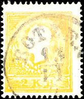 6857 2 Kr. Gelb, Type I, Sauber Gestempelt "BOTZEN 13/11", Mi. 500.-, Katalog: 10Ia O - Sonstige & Ohne Zuordnung