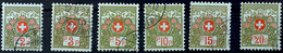 6996 1911 - 1921, Kpl. Satz Ohne Kontroll-Nr., Tadellos, Mi. 350.-, Katalog: 2/7 II O - Portofreiheit