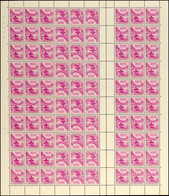 7000 10 Rp. Landschaften Type I 1937, Kpl. Markenheftchenbogen Mit Senkr. Gezähntem Zwischensteg Und Glatter Gummierung, - Markenheftchen