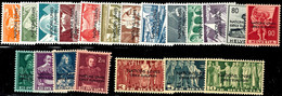 7013 1950, 5 Rp. Bis 10 Fr. Europäisches Amt Der Vereinten Nationen, 1. Ausgabe Und 2. Ausgabe, Tadellos Postfrisch, 20  - Other & Unclassified