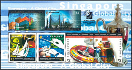 7068 1995, Blockausgabe "internationale Briefmarkenausstellung SINGAPORE '95", Tadellos Postfrisch, Auflage Nur 5.000 St - Sonstige & Ohne Zuordnung