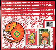 7071 1996, Blockausgabe "Internationale Briefmarkenausstellung China '96, Peking", 10 Stück, Tadellos Postfrisch, Mi. 22 - Sonstige & Ohne Zuordnung