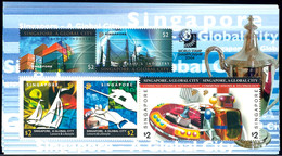 7072 Blockausgabe "Singapur A Global City", 10 Stück, Tadellos Postfrisch, Mi.150.-, Katalog: Bl.113A(10) ** - Sonstige & Ohne Zuordnung