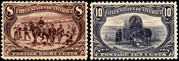 7113 8 C. Und 10 C. Omaha, Tadellos Ungebraucht, Mi. 340,-, Katalog: 121/122 * - Sonstige & Ohne Zuordnung