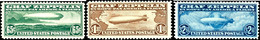 7119 65 FC. - 2,60 $ Zeppelin, Tadellos Ungebraucht, Mi. 1.600.-, Katalog: 326/28 * - Sonstige & Ohne Zuordnung