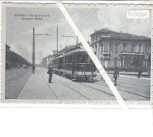 PO7620D# TORINO - CORSO FRANCIA - FERROVIA RIVOLI - TRENO TRAMWAY   No VG - Transports