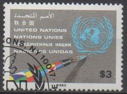 NATIONS-UNIES  ( New-York)  N°437___OBL VOIR SCAN - Gebruikt