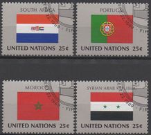 NATIONS-UNIES  ( New-York)  N°551 A 554__OBL  VOIR SCAN - Usados