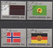 NATIONS-UNIES  ( New-York)  N°529 A 532__OBL  VOIR SCAN - Usados