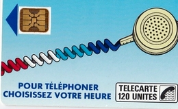 TELECARTE K010A  6 PE OFFSET GLACEE UTILISEE SERIE 100000 - Telefonschnur (Cordon)