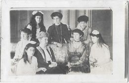 FAMILLE GRANDE DUCALE DU LUXEMBOURG Carte Photo Grande Duchesse Avec Sa Mère Grand Mère Et Soeurs - Famille Grand-Ducale