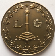 Médaille. Chambre Belge Des Comptables Liège. 1894-1954. 50mm  - 44 Gr - Professionnels / De Société