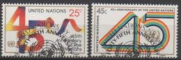 NATIONS-UNIES  ( New-York)  N°574/575__ OBL  VOIR SCAN - Used Stamps