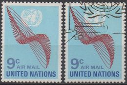 NATIONS-UNIES  ( New-York)  PA N°15__ NEUF**et OBL  VOIR SCAN - Posta Aerea