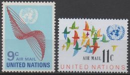 NATIONS-UNIES  ( New-York)  PA N°15/16__ NEUF**  VOIR SCAN - Posta Aerea