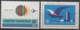 NATIONS-UNIES  ( New-York)  PA N°19/21__ NEUF**  VOIR SCAN - Airmail