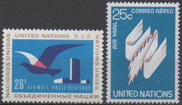 NATIONS-UNIES  ( New-York)  PA N°21/22__ NEUF**  VOIR SCAN - Luftpost