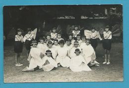 CPA PHOTO - Fête De L'école Enfants Photo A. PONS à CHAMPAGNE 77 - Champagne Sur Seine