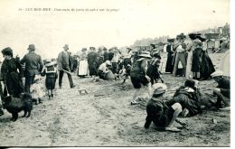 N°3799 A -cpa Luc Sur Mer -concours De Forts De Sable Sur La Plage- - Luc Sur Mer