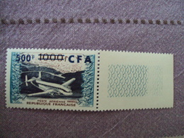 C.F.A. Réunion -PA. N°  55    - Neuf -avec Bord De Feuille -    Net   50 - Poste Aérienne