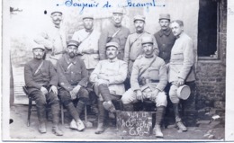 80 - Beauval  : Carte Photo Militaire . - Beauval