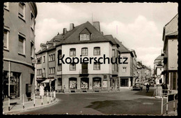 ALTE POSTKARTE BITBURG EIFEL HAUPTSTRASSE TABAK JOHANN ROSSLER SCHILDER KÖLN B51 BONN B257 ZIGARETTENAUTOMAT Cpa AK - Bitburg