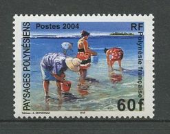 POLYNESIE 2004 N° 735 ** Neuf MNH Superbe Paysages Landscapes Plage - Unused Stamps