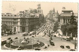 Panoramique De La Place De La Cybéle Et Rue D'Alcala - MADRID - Madrid