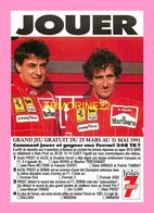 CPM Alain PROST Et Jean ALESI - Sporters