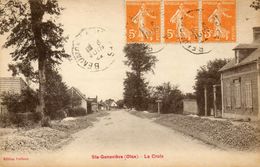 CPA - Environs De SAINTE-GENEVIEVE (60) - Aspect Du Hameau La CROIX En 1922 - Sainte-Geneviève