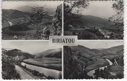CPSM 64 ( Pyrenées Atlantiques ) - BIRIATOU ( Multivue ) - Vallée De La Bidassoa . Le Village. La Bidassoa . Vallée - Biriatou