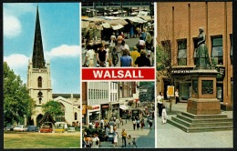 RB 1191 - 2 X Postcards Walsall Staffordshire - Andere & Zonder Classificatie