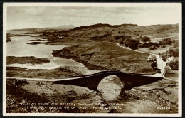 RB 1191 - Real Photo Postcard - Clachan Sound & Bridge - Clachan Seil Argyll Scotland - Argyllshire