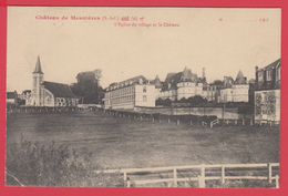 CPA -76-  Château De MESNIÈRES - Eglise Et Château -  Animation** SUP **2 SCANS. - Mesnières-en-Bray