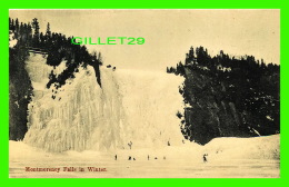 CHUTES MONTMORENCY, QUÉBEC - VIEW OF THE FALLS IN WINTER - ANIMATED -  MONTREAL IMPORT CO - - Montmorency Falls