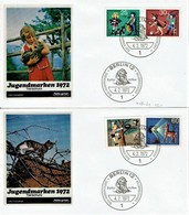 Germany / Berlin - Mi-Nr 418/421 FDC (O1121)- - 1971-1980