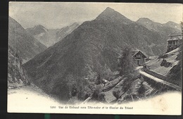 Vue De Finhaut Finshauts Vers Tete Noire Et Glacier Du Trient - Finhaut