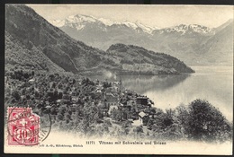 Vitznau Mit Schwalmis Und Brisen 1907 - Vitznau