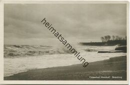 Ostseebad Niendorf - Brandung - Foto-AK 30er Jahre - Verlag Otto Von Thun Niendorf - Timmendorfer Strand